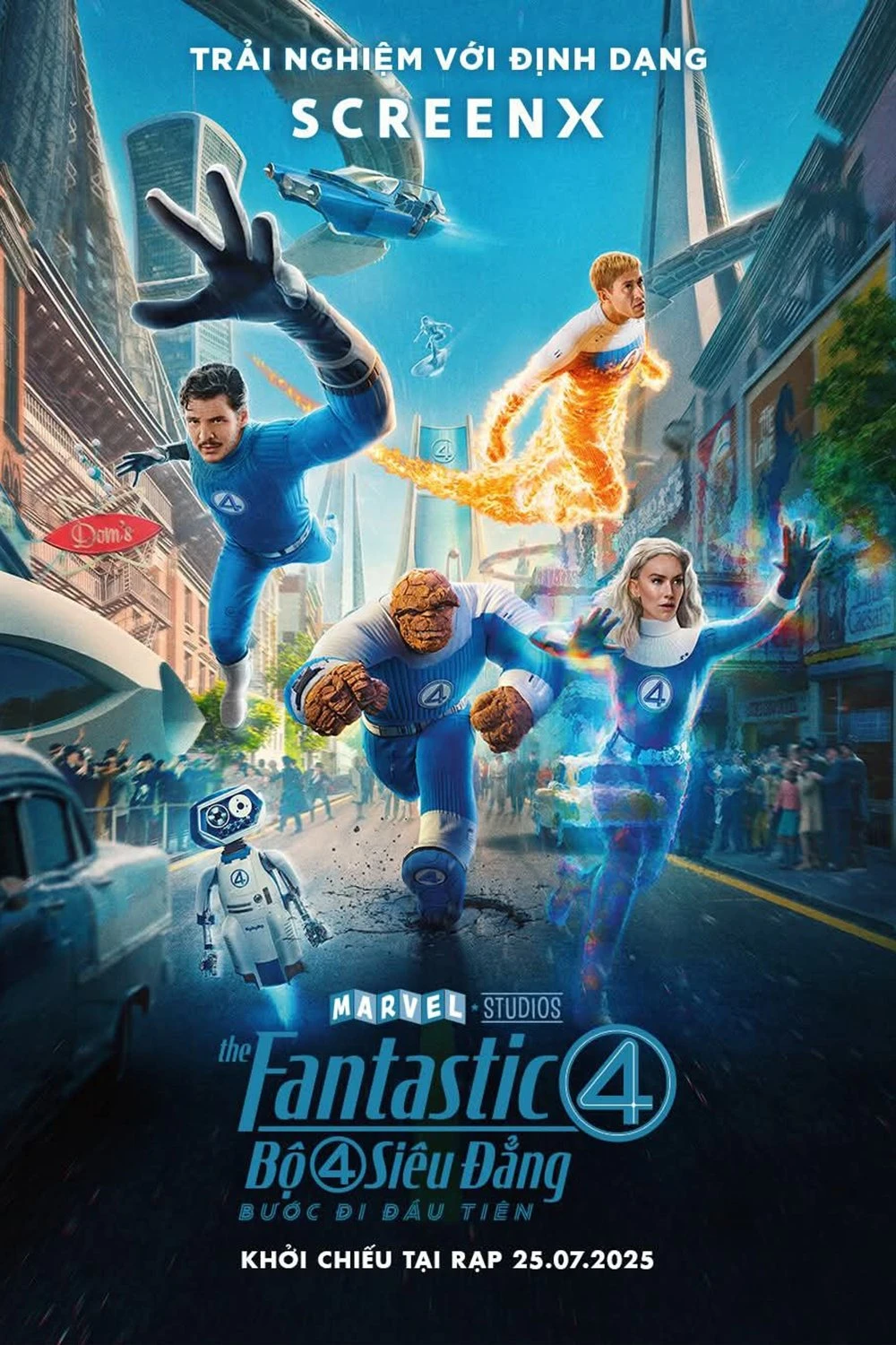 Bộ Tứ Siêu Đẳng 4: Bước Đi Đầu Tiên | The Fantastic 4: First Steps (2025)
